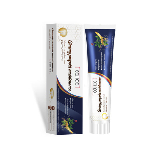 Ginseng Propolis White Toothpaste, Cleaning Stains Bad Breath, Teeth And Gums Care White Toothpaste - E-Esther Clothing Store