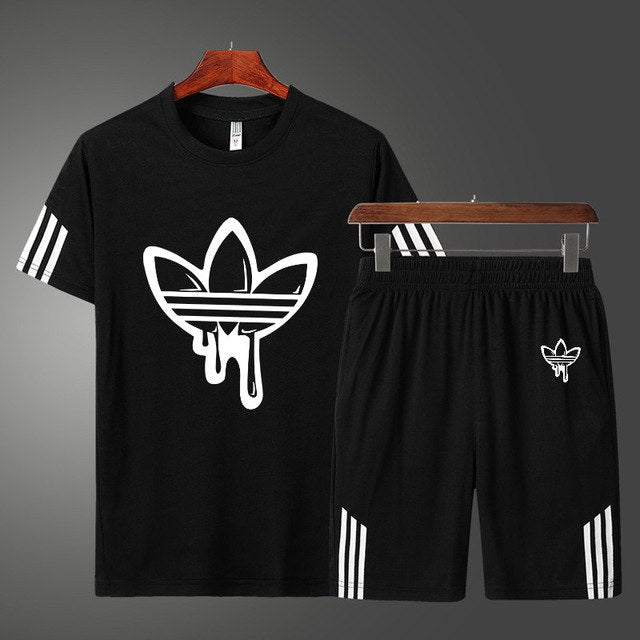 Men's Shorts Casual Suits Sportswear Mens Clothing Man Sets Pants Male sweatshirt Men Brand Clothing - E-Esther Clothing Store