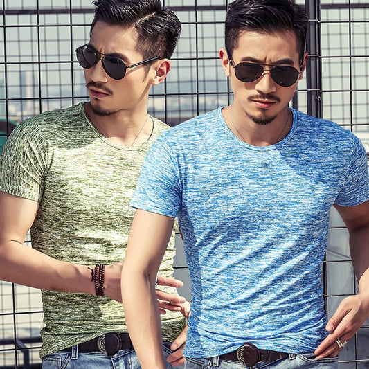 Camouflage Short Sleeved Based T-Shirt