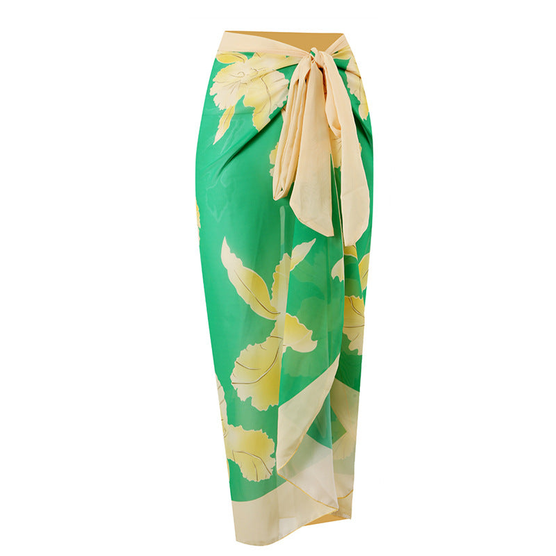 Jumpsuit sunscreen gauze skirt set - E-Esther Clothing Store
