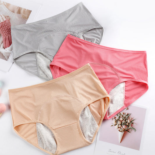 Physiological pants for women comfortable mesh anti leakage sanitary pants for women triangular underwear for women - E-Esther Clothing Store