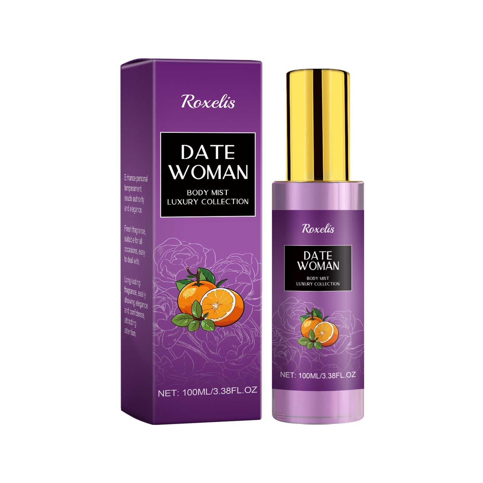 Body Perfume Spray Lasting Fragrance Smoke Rain Garden Wood Rose Light Portable Niche Fragrance Fragrance - E-Esther Clothing Store