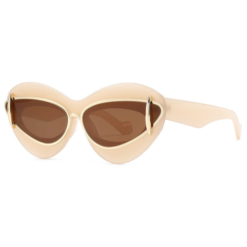 Fashionable cat eye sunglasses with Y2K personality for men and women - E-Esther Clothing Store