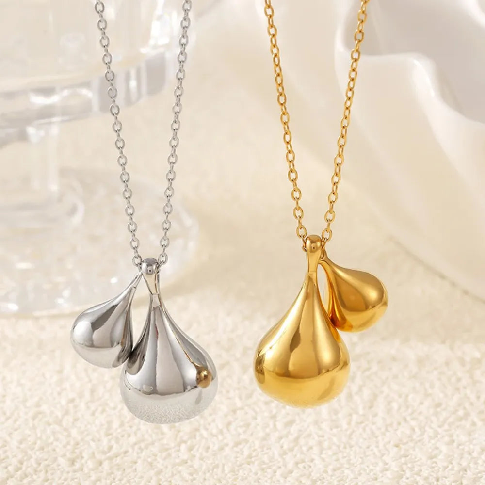 Simple and versatile stainless steel gold-plated sweater chain jewelry - E-Esther Clothing Store