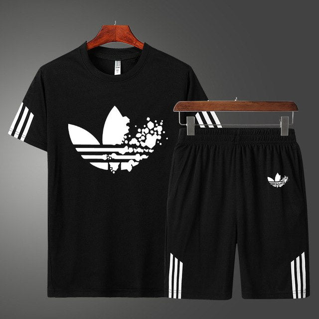 Men's Shorts Casual Suits Sportswear Mens Clothing Man Sets Pants Male sweatshirt Men Brand Clothing - E-Esther Clothing Store