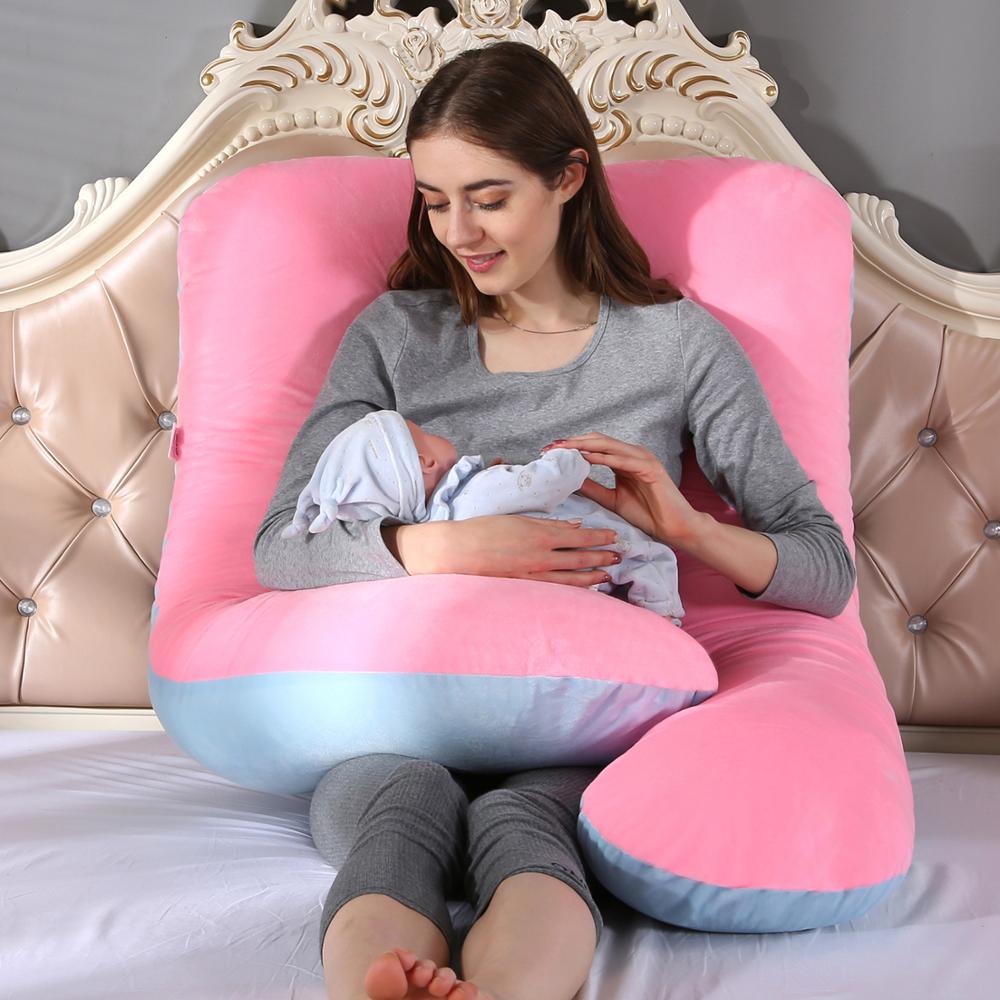 130x70cm Pregnant Pillow for Pregnant Women Cushion for Pregnant Cushions of Pregnancy Maternity Support Breastfeeding for Sleep - E-Esther Clothing Store