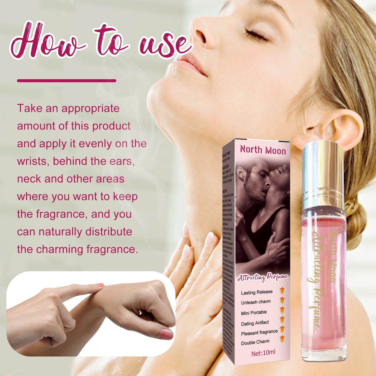 Attracting Perfume, Natural Fresh Light Elegant Lasting Fragrance Mild Not Pungent Date Atmosphere Perfume - E-Esther Clothing Store