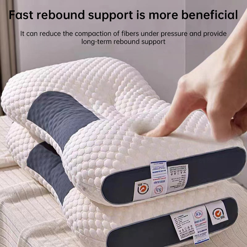 2025 New SPA Sleep Pillow: Sleep aid, neck support, orthopedic, soybean fiber massage, for home - E-Esther Clothing Store