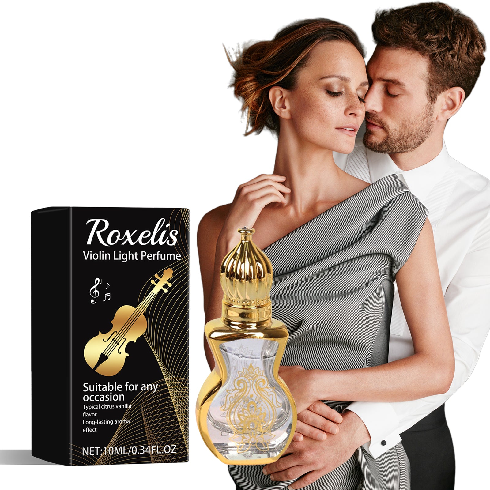 Violin Light Perfume Fresh Citrus Vanilla Romantic Date Charm Fragrance Natural Fragrance - E-Esther Clothing Store