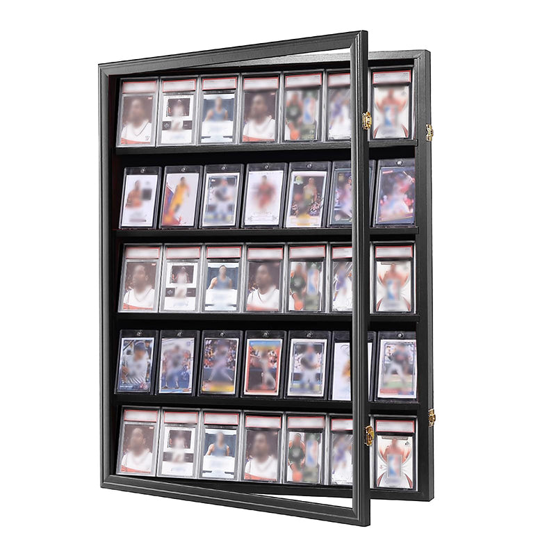 Large Sports Card Display Cases. Wooden, UV - protected acrylic fronts. For football, basketball, hockey cards. - E-Esther Clothing Store