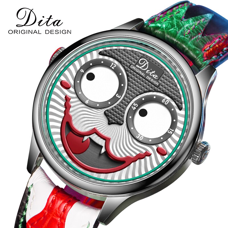 Joker Watch Men Top Brand Luxury Fashion Personality Alloy Quartz Watches Mens Limited Edition Designer Watch
