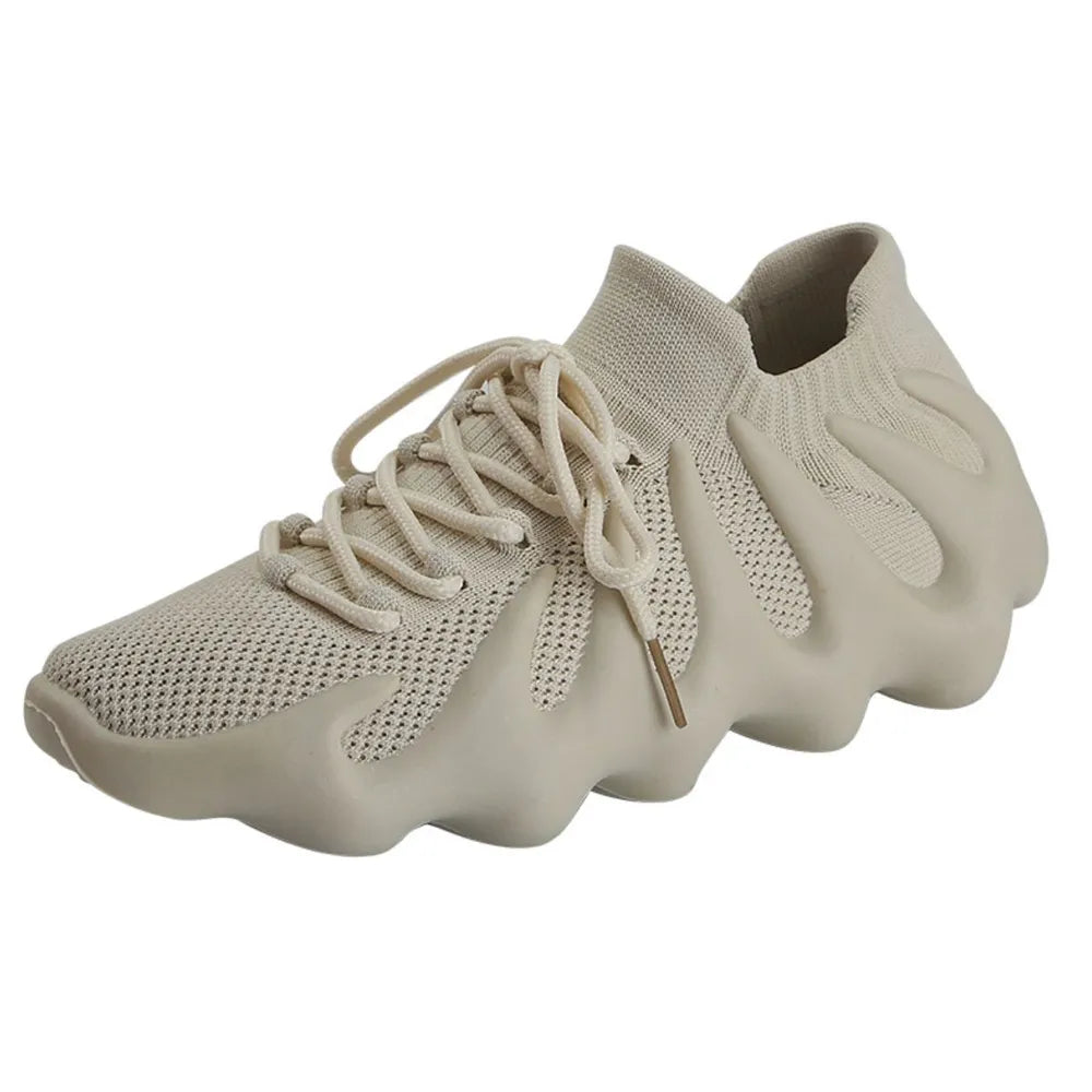 Lace Up Round Toe Mesh Athletic - E-Esther Clothing Store