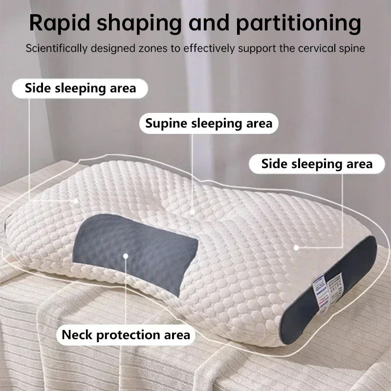 2025 New SPA Sleep Pillow: Sleep aid, neck support, orthopedic, soybean fiber massage, for home - E-Esther Clothing Store