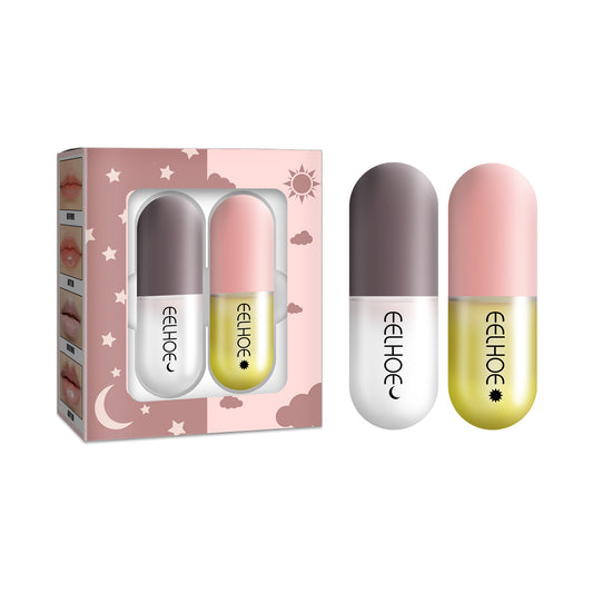 Day And Night Lip Moisturizing Capsule, Hydrates Increases Lip Elasticity And Volumizes Lip Duller Lip Plump Lip Liquid - E-Esther Clothing Store