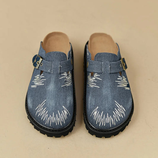 Round Toe Platform Loafers - E-Esther Clothing Store