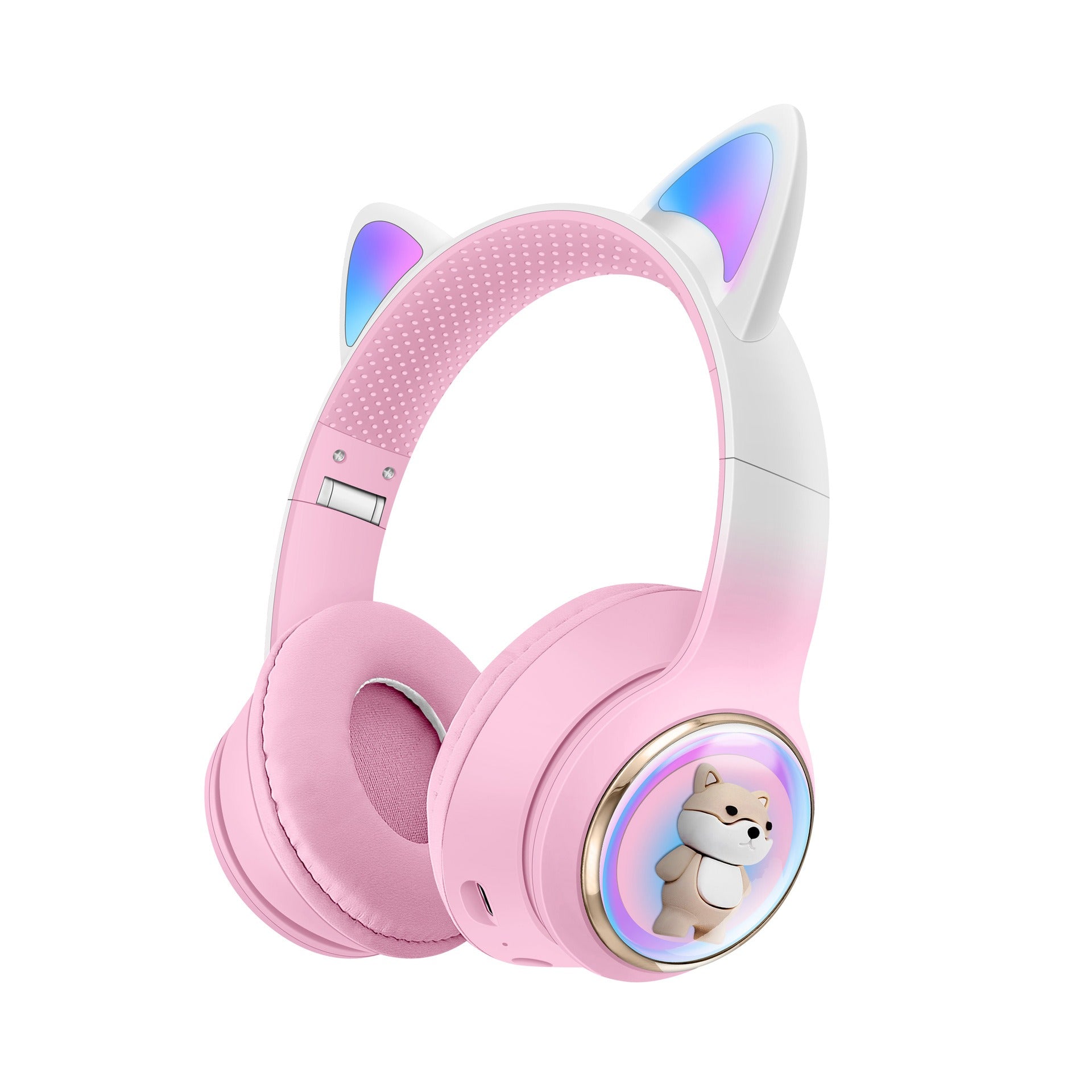 AKZ-51 Earphones Space Cabin Cute Cartoon Pet Bluetooth Headwear Large Battery Earphones Foldable Earphones - E-Esther Clothing Store