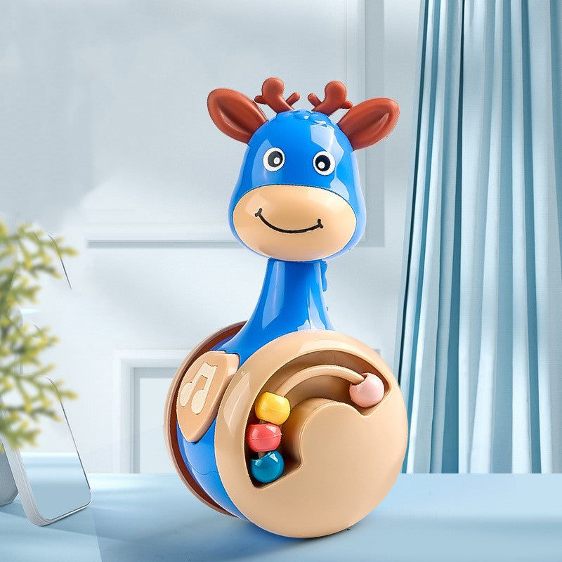 Little Deer Tumbler Children's Puzzle Early Education Toy Baby Soothing and Soothing Cartoon Shaped Cute Dinosaur - E-Esther Clothing Store