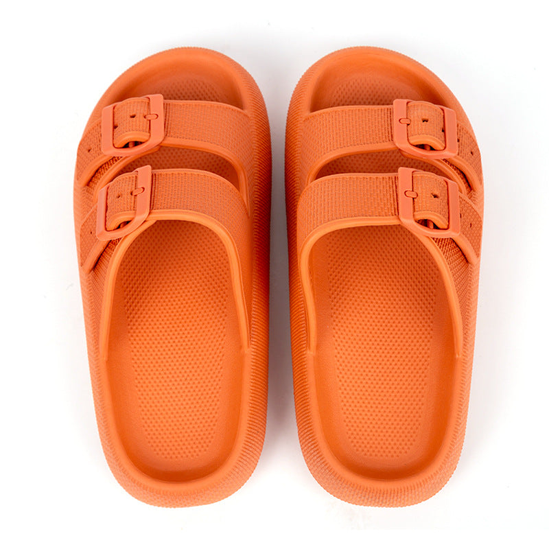 Soft slippers for women in summer anti slip shower slippers for home use cool slippers for men with thick soles - E-Esther Clothing Store