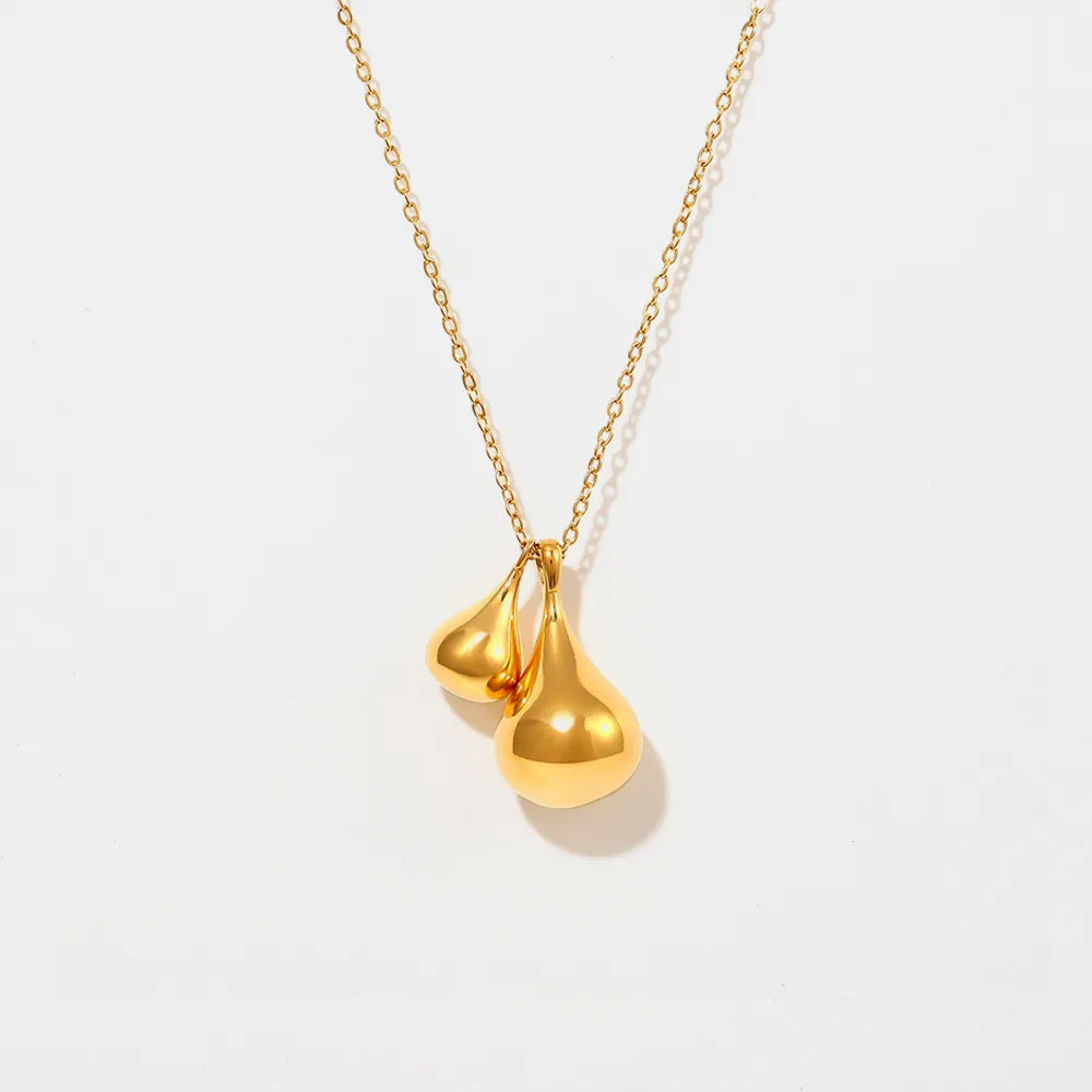 Simple and versatile stainless steel gold-plated sweater chain jewelry - E-Esther Clothing Store