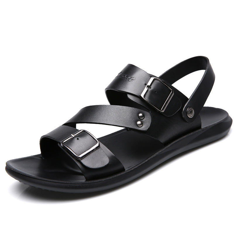 Large size sandals for men beach shoes for men cool slippers for men one shoe dual-use men's sandals - E-Esther Clothing Store