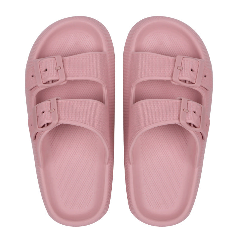 Soft slippers for women in summer anti slip shower slippers for home use cool slippers for men with thick soles - E-Esther Clothing Store