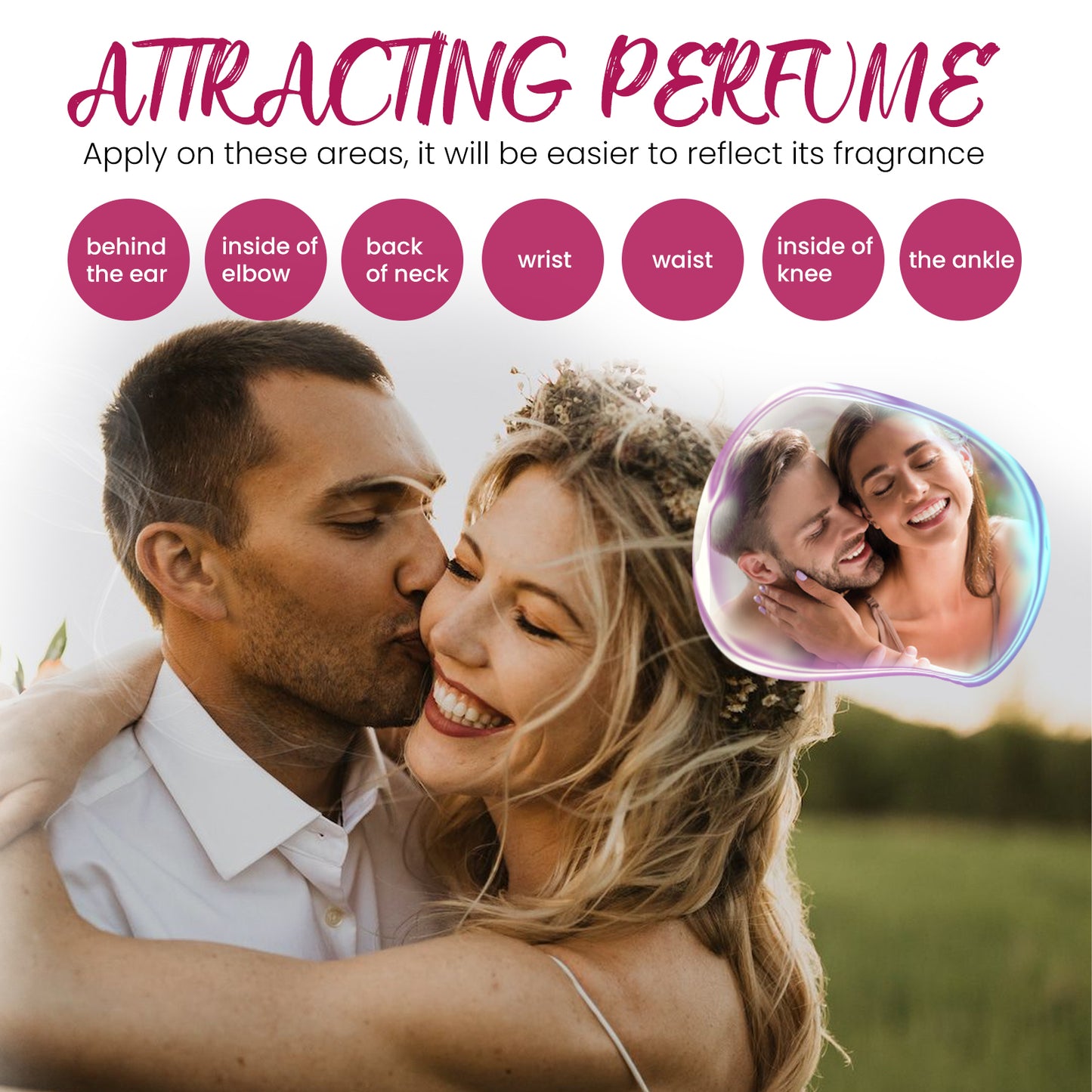 Attracting Perfume, Natural Fresh Light Elegant Lasting Fragrance Mild Not Pungent Date Atmosphere Perfume - E-Esther Clothing Store