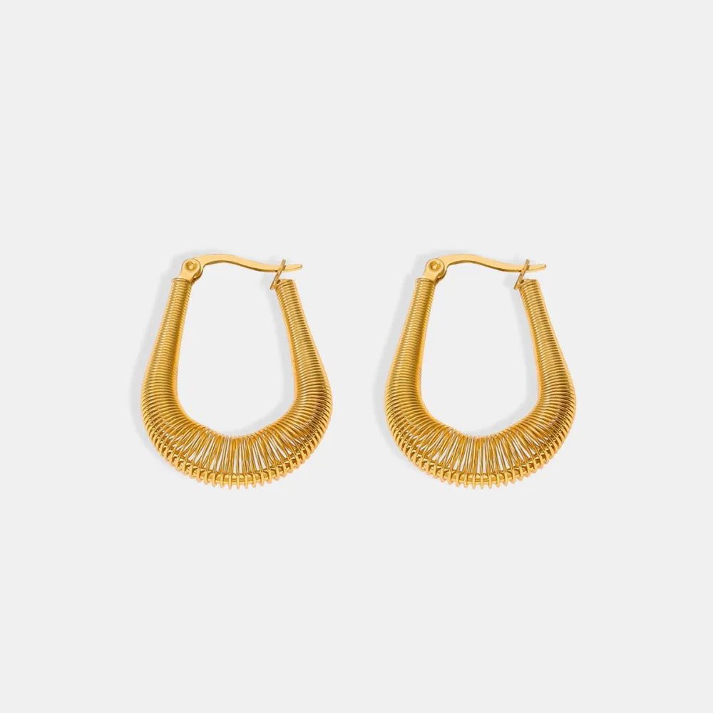 Titanium Steel U Shape Earrings - E-Esther Clothing Store
