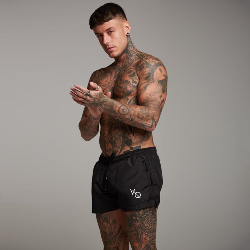 Men Gyms Fitness Bodybuilding Shorts Mens Summer Casual Cool Short Pants Male Jogger Workout Beach Breechcloth Bottoms - E-Esther Clothing Store