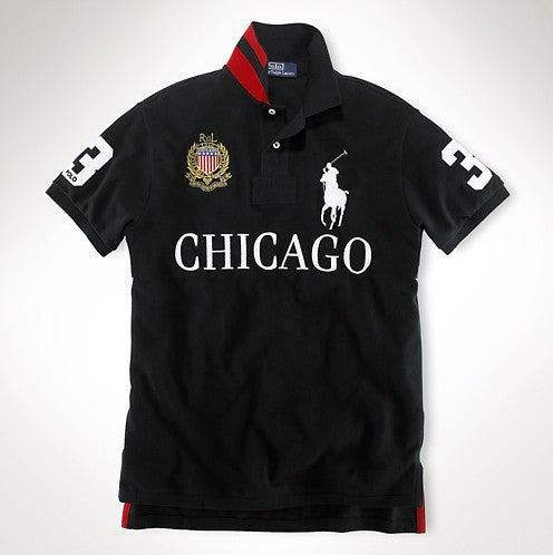Summer men's polo shirt with a collar embroidered with Malaysian city style casual plus size t-shirt - E-Esther Clothing Store