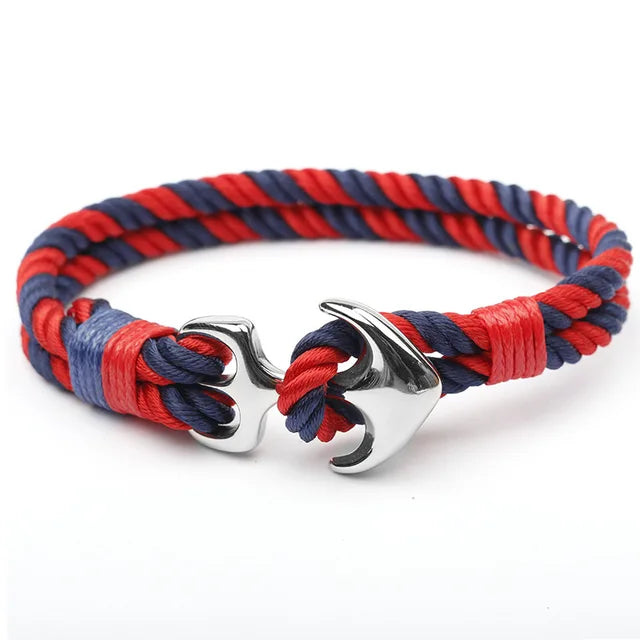 Stainless Steel Anchor Bracelet Rope Bracelets For Women Erkek Bileklik Pulseira Masculina Feminina Men Jewelry Mens jewellery - E-Esther Clothing Store
