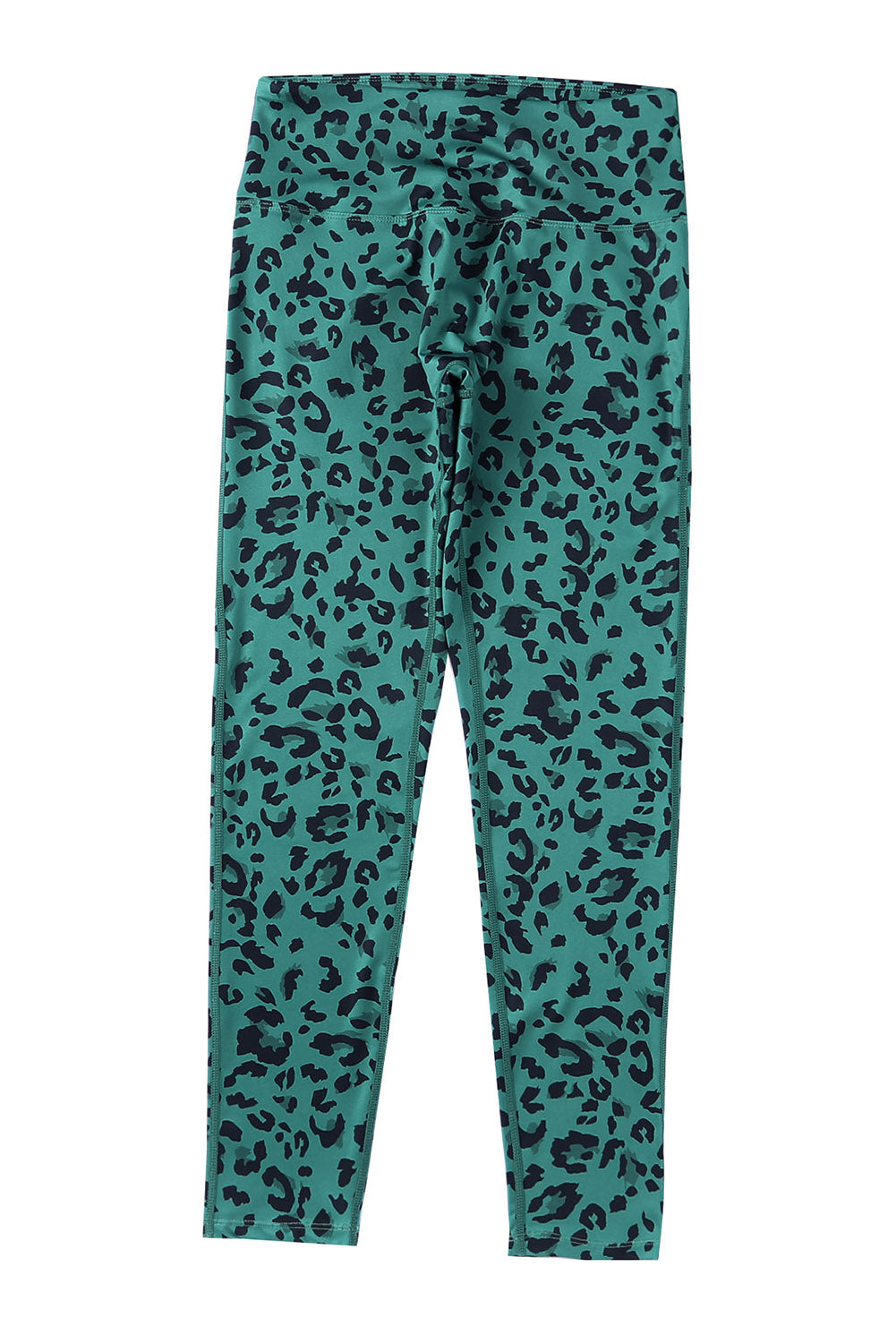 Green Classic Leopard Print Active Leggings - E-Esther Clothing Store